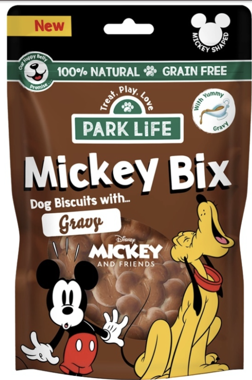 Park Life Mickey Bix Ciasteczka dla psa z warzywną polewą 100g