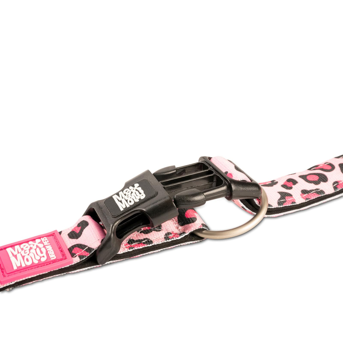 Obroża dla psa Max&Molly Smart ID Pink Leopard