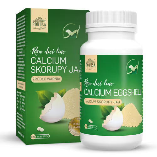 Pokusa RawDietLine Skorupy jaj kurzych 120 tabletek