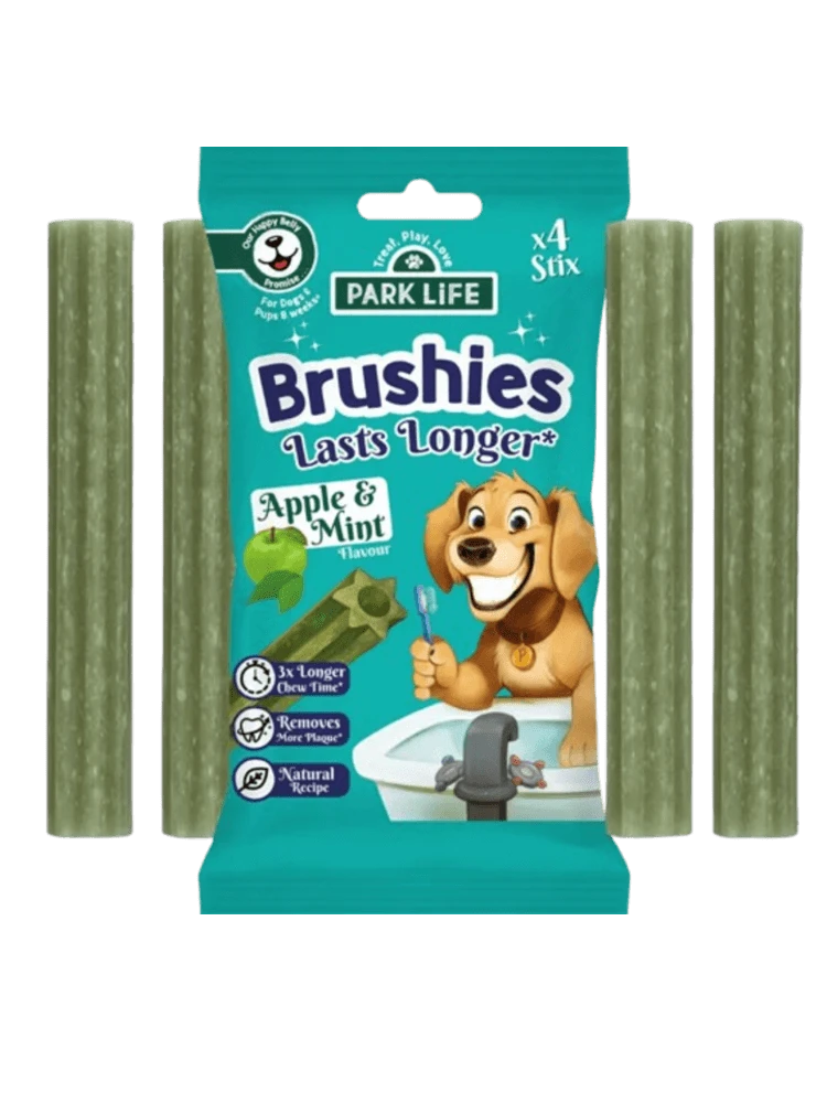 Park Life Brushies Apple & Mint Pałeczki entystyczne z miętą i jabłkiem 80g