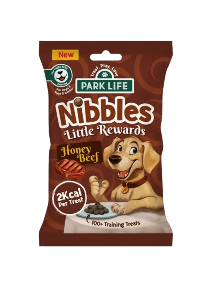 Park Life Nibbles Trenerki o smaku wołowiny w miodzie 80g