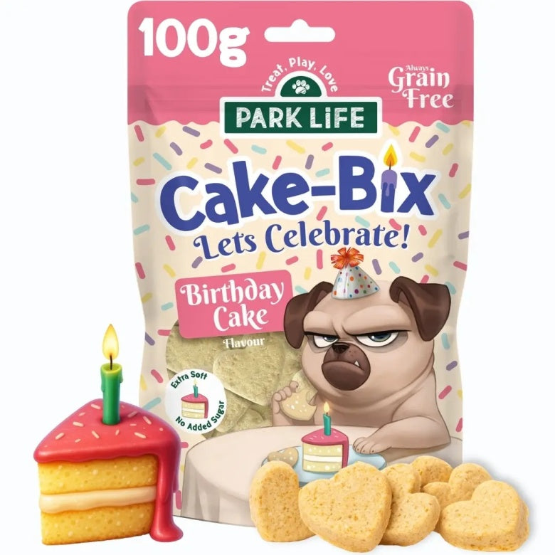 Park Life Cake Bix Birthday Cake Ciasteczka dla psa 100g