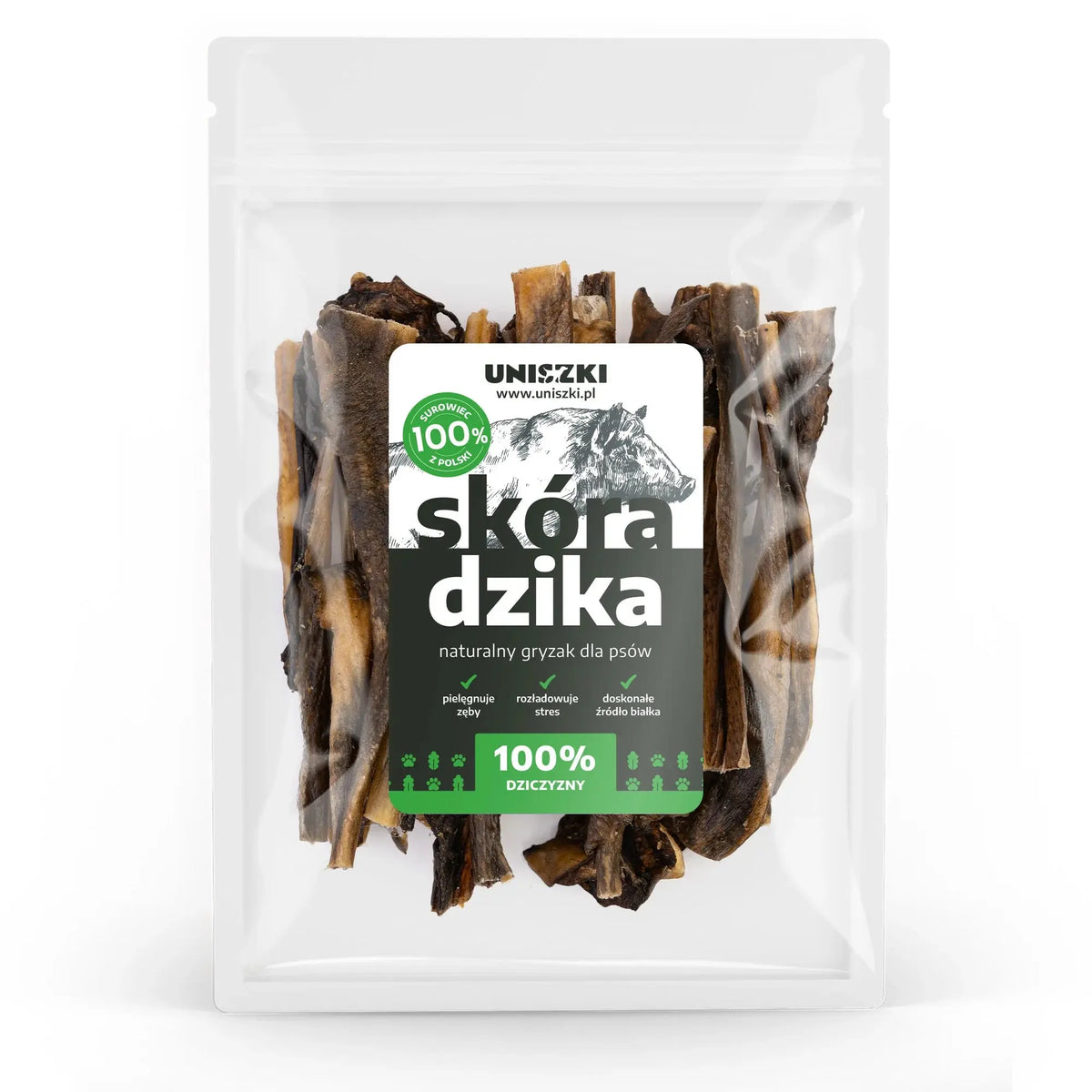 Skóra dzika 100g Uniszki