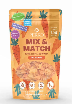 Perro - MIX & MATCH - Marchew liofilizowana 15g
