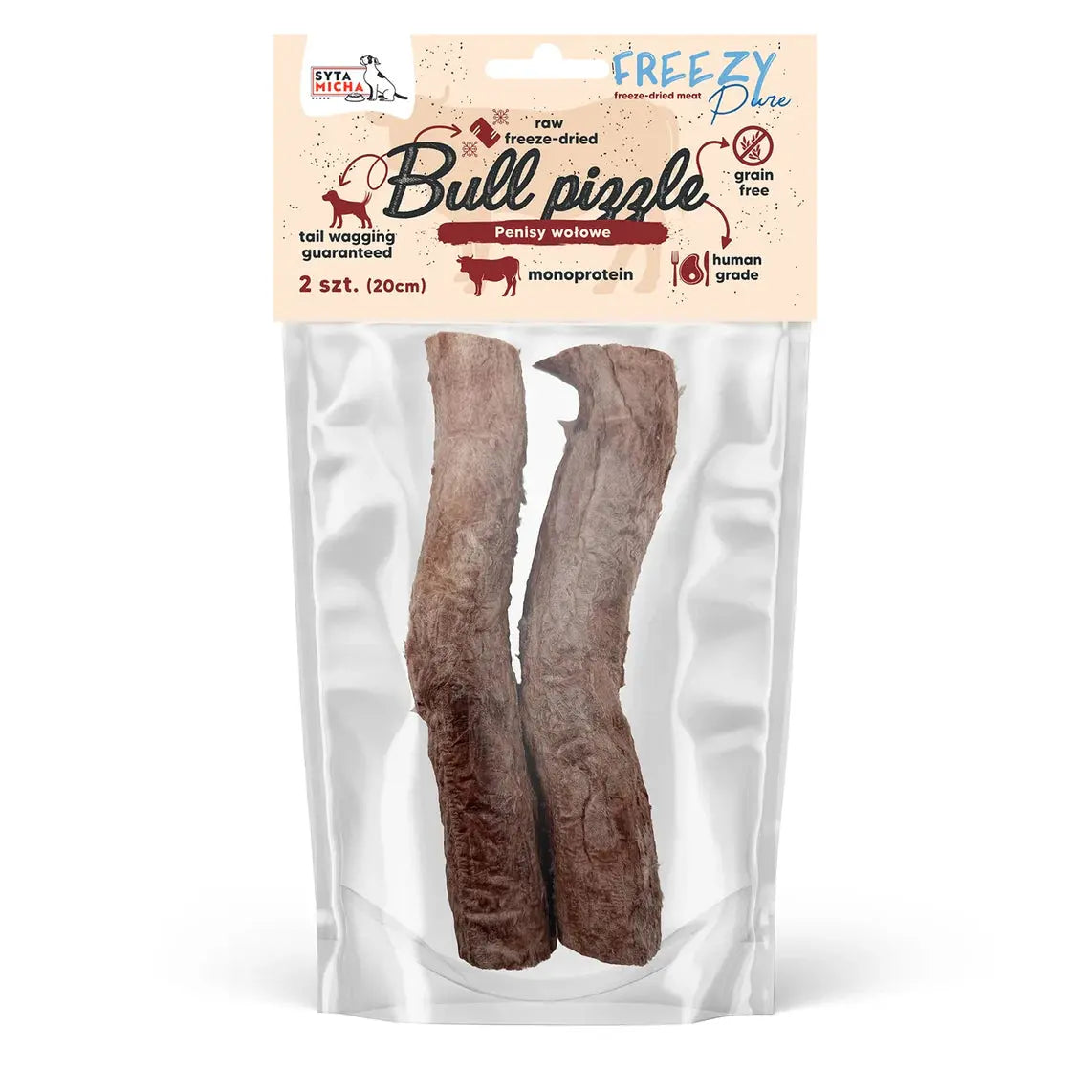 Syta Micha – Liofilizowany Penis Wołowy (2 szt. | ok. 20 cm)