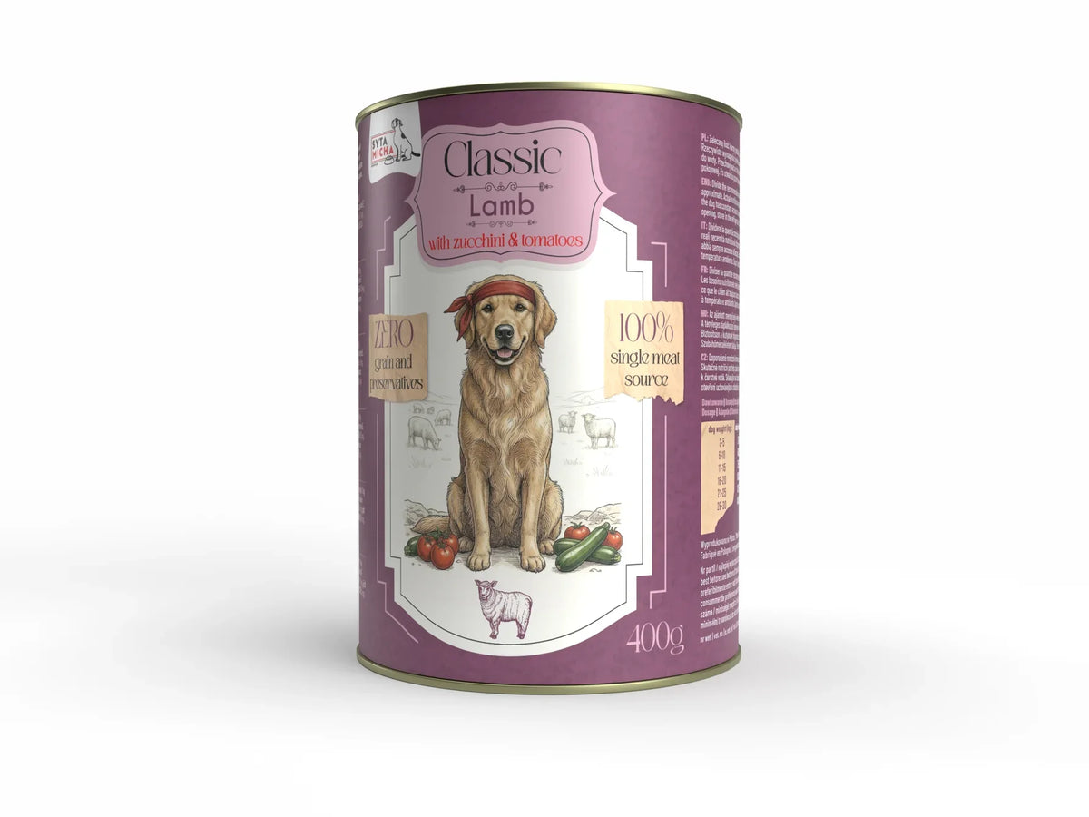 Classic jagnięcina z cukinią 400g
