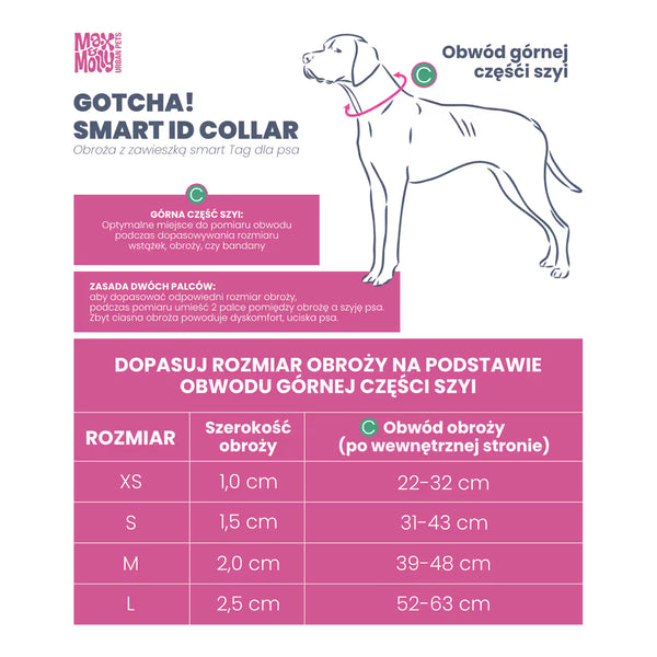 Obroża dla psa Max&Molly Smart ID Exotique