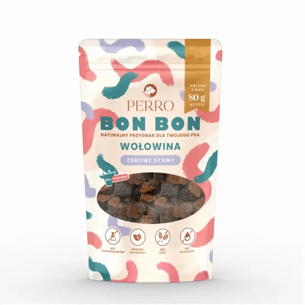 BON BON Wołowina – Zdrowe stawy Przysmaki z dodatkiem funkcyjnym 80g