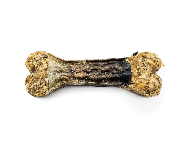 Syta Micha Sheep Line Kość do żucia Owca w skórze łososia z jeżyną 12cm Syta Micha