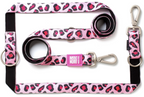 Smycz przepinana Max&Molly Pink Leopard
