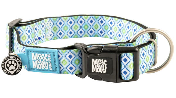 Obroża dla psa Max&Molly Smart ID Retro Blue