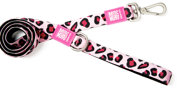 Smycz przepinana Max&Molly Pink Leopard