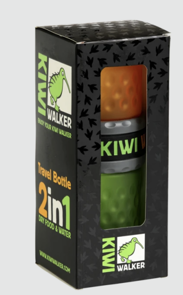Butelka podróżna na karmę i wodę Kiwi Travel Bottle 2in1