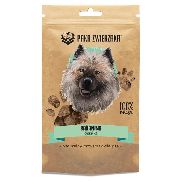 Przysmak chunkies Baranina 100% (70g) Paka Zwierzaka