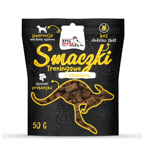 Smaczki treningowe z kangurem 50g Syta Micha