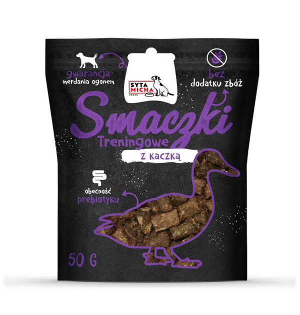 Smaczki treningowe z kaczką 50g Syta Micha