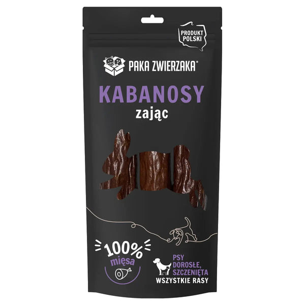 Kabanosy zając 3 szt (80g) Paka Zwierzaka