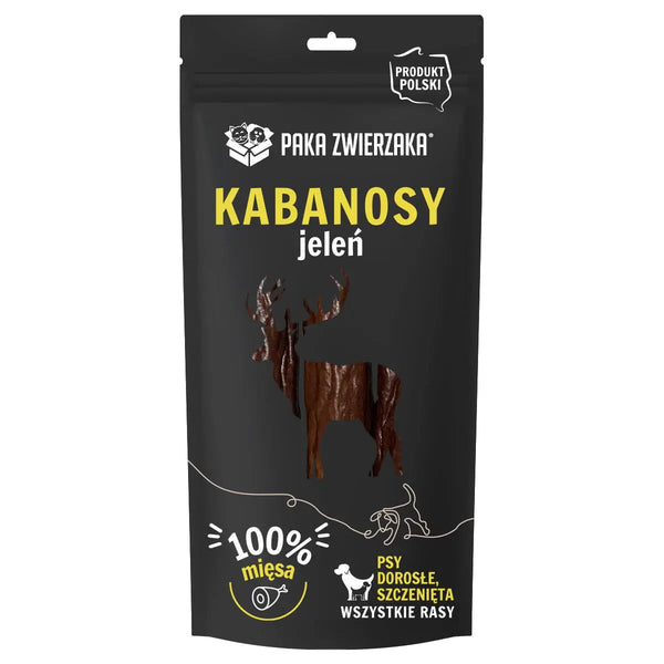Kabanosy jeleń 3 szt (80g) Paka Zwierzaka