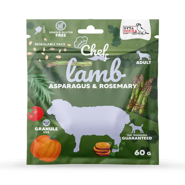 Syta Micha karma sucha dla psa CHEF jagnięcina 60 g Syta Micha