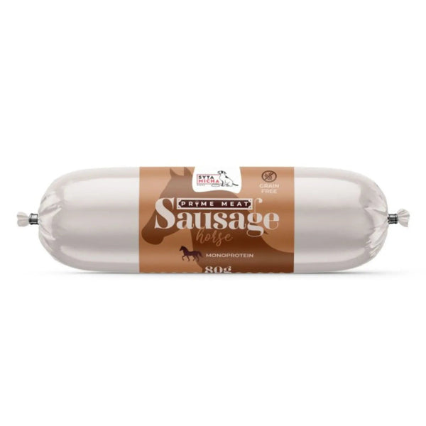 Syta Micha Kiełbaski z koniny - Prime Meat Sausage Konina 80g Syta Micha
