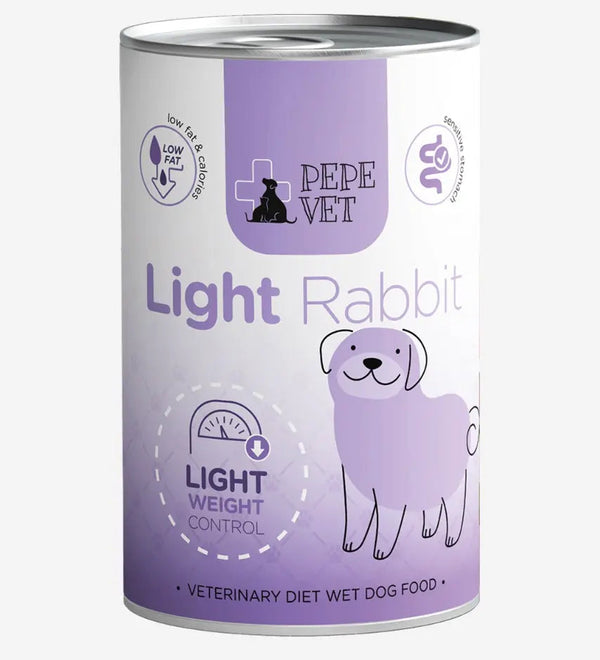 Karma mokra dla psa PEPE VET Light Rabbit (królik) 400g 400g