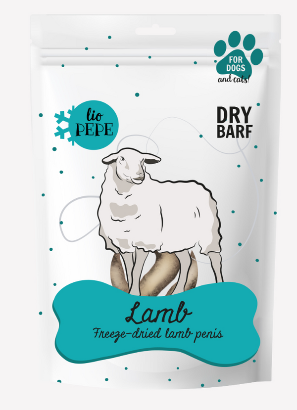 Przysmak dla psa i kota Lio PEPE Lamb penis penis jagnięcy 60g