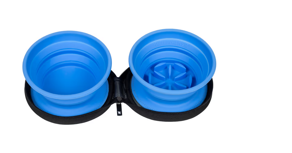 Kiwi Walker Travel Double Bowl miska turystyczna niebieska