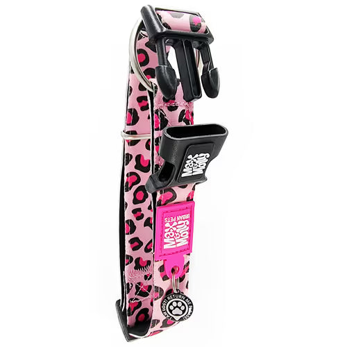 Obroża dla psa Max&Molly Smart ID Pink Leopard