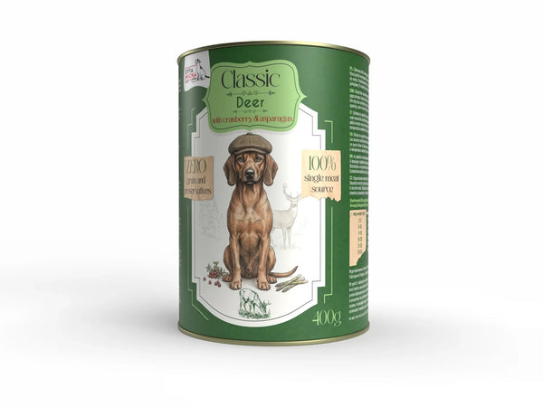 Classic jeleń z żurawiną 400g