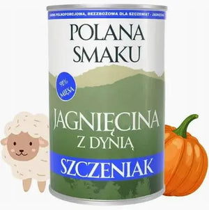 Polana Smaku dla szczeniąt - Jagnięcina z dynią 400g