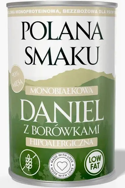 Polana Smaku - Daniel z borówkami 400g