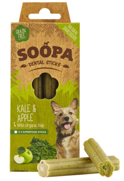 Soopa Dental Stick Jarmuż i Jabłko 100g