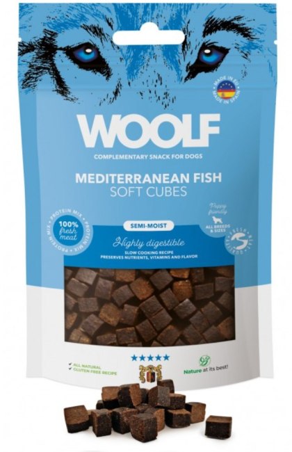 Woolf Soft Cubes Ryby śródziemnomorskie 100g