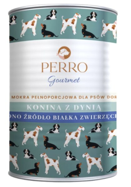 Karma mokra Perro Gourmet Konina z dynią