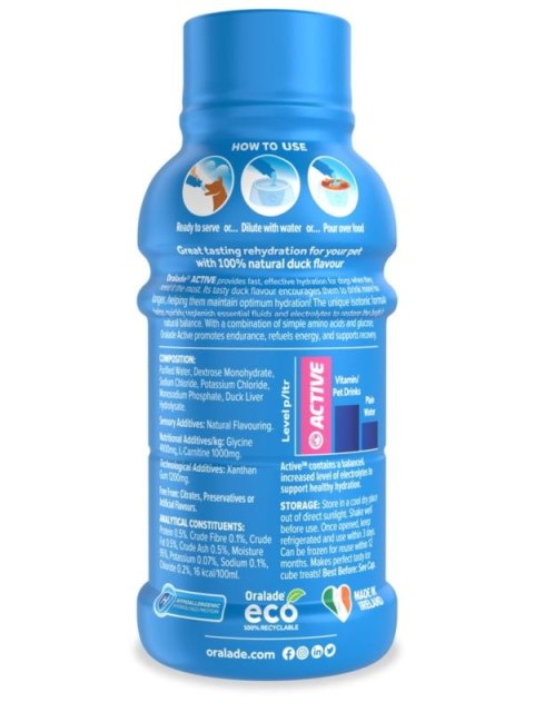 Napój izotoniczny Oralade Active Kaczka 250ml Napój izotoniczny Oralade Active Kaczka 250ml