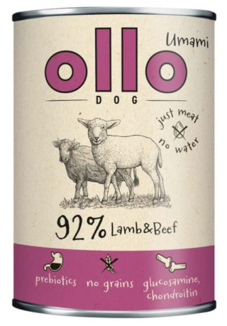 Karma mokra Ollo Jagnięcina i Wołowina 400g