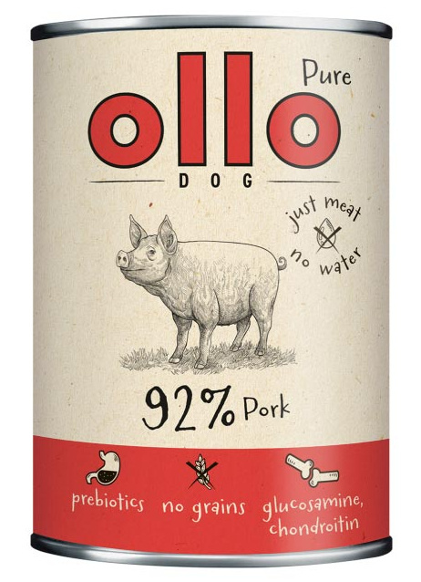 Karma mokra Ollo Wieprzowina 400g Karma mokra Ollo Wieprzowina 400g