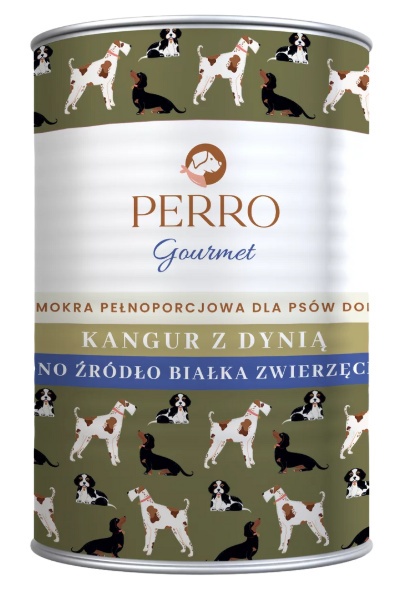Karma mokra Perro Gourmet Kangur z dynią