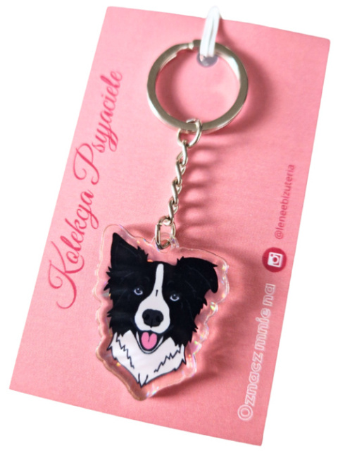 Lenee Brelok Border Collie czarny Lenee Brelok Border Collie czarny