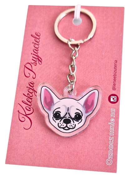 Lenee Brelok Chihuahua biała Lenee Brelok Chihuahua biała