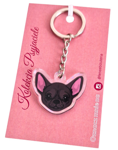 Lenee Brelok Chihuahua czekoladowa Lenee Brelok Chihuahua czekoladowa