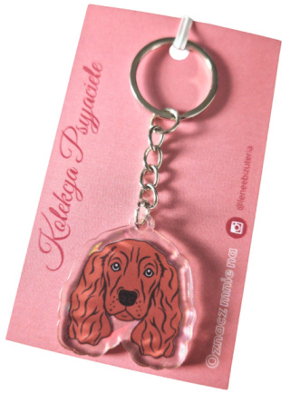 Lenee Brelok Cocker Spaniel brązowy