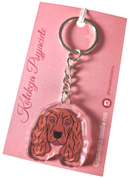 Lenee Brelok Cocker Spaniel brązowy
