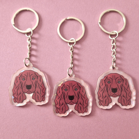 Lenee Brelok Cocker Spaniel brązowy Lenee Brelok Cocker Spaniel brązowy