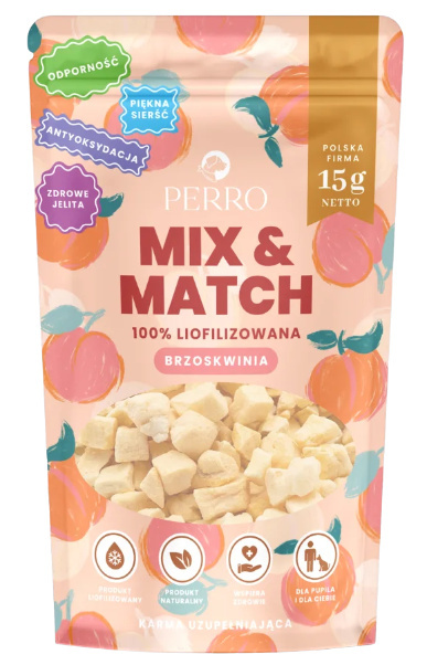 Perro Mix & Match Liofilizowana Brzoskwinia 20g