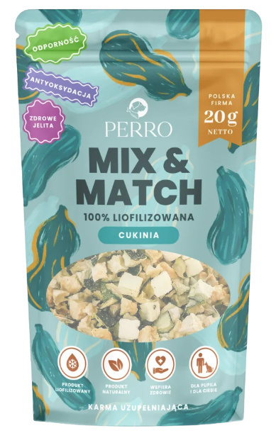 Perro Mix & Match Liofilizowana Cukinia 20g