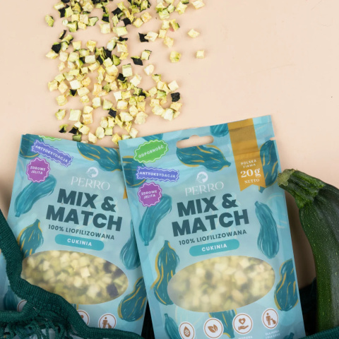 Perro Mix & Match Liofilizowana Cukinia 20g Perro Mix & Match Liofilizowana Cukinia 20g