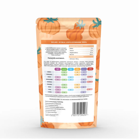 Perro Mix & Match Liofilizowana Dynia 15g Perro Mix & Match Liofilizowana Dynia 15g