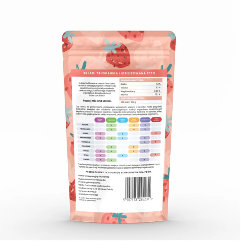 Perro Mix & Match Liofilizowana Truskawka 10g Perro Mix & Match Liofilizowana Truskawka 10g