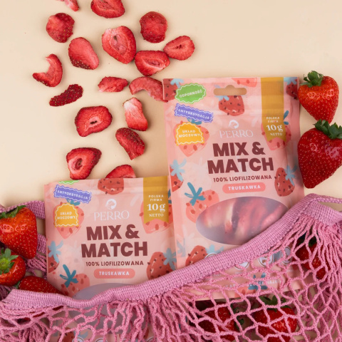 Perro Mix & Match Liofilizowana Truskawka 10g Perro Mix & Match Liofilizowana Truskawka 10g